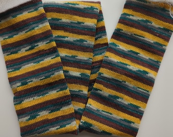 pre-made 72 stitch machine knitted SOCK TUBE ready to ship (167)