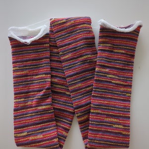 pre-made 64 stitch machine knitted SOCK TUBE ready to ship (142)