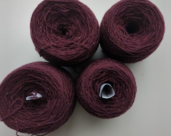 LINGONBERRIES Heather 80-20% lambs wool/ nylon 2026 yards recycled yarn