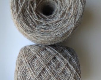 SAND HEATHER SHETLAND  wool 796 yards recycled yarn