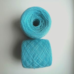 ANOTHER BABY BLUE 100% cashmere 2652 yards recycled yarn