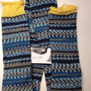 pre-made 60 stitch machine knitted SOCK TUBE ready to ship (95)