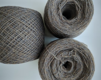 TRUFFLE HEATHER  100% Shetland wool 2264 yards recycled yarn