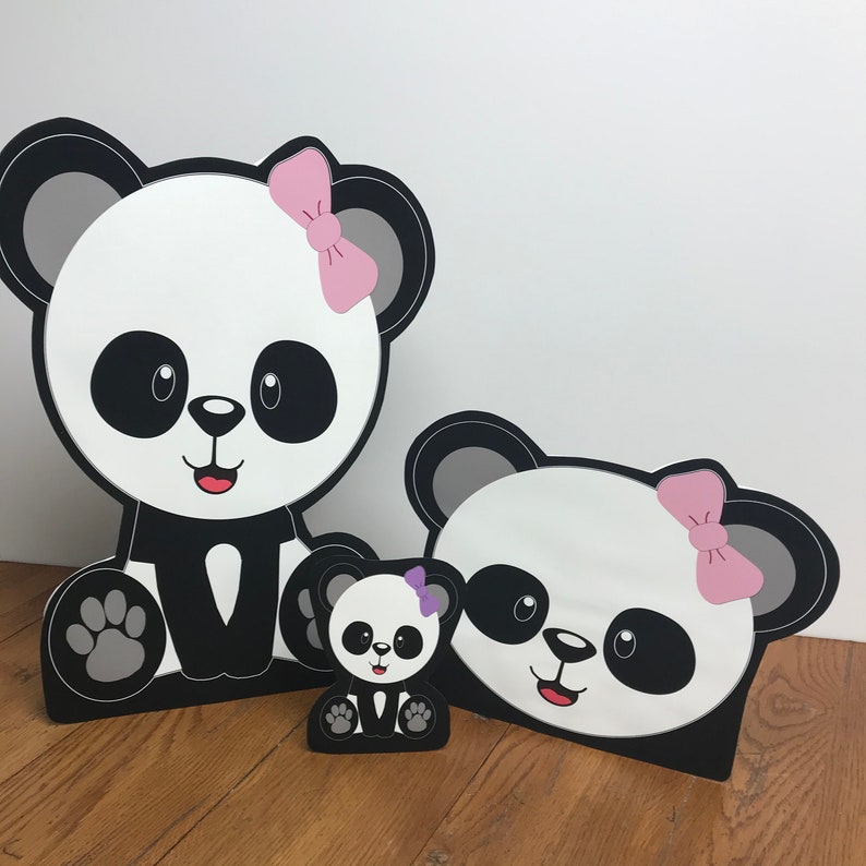 panda bear baby shower centerpieces