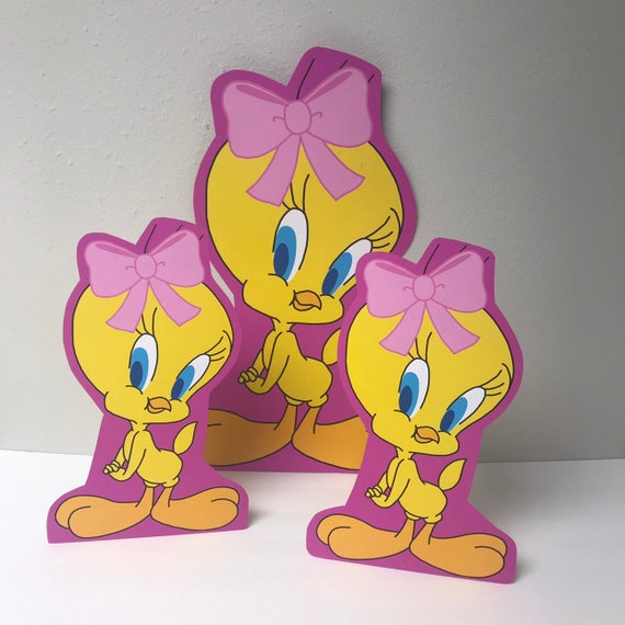 Stand Up Looney Tunes Centerpieces Birthday Party Baby Shower Etsy