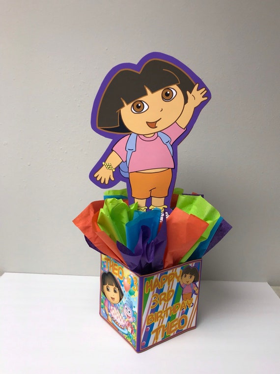 Diy Dora Birthday Party Centerpiece Dora The Explorer Etsy