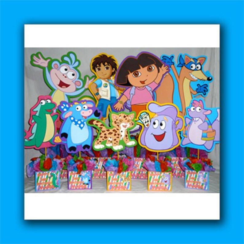 Dora the explorer centerpiece Birthday Party Decoration