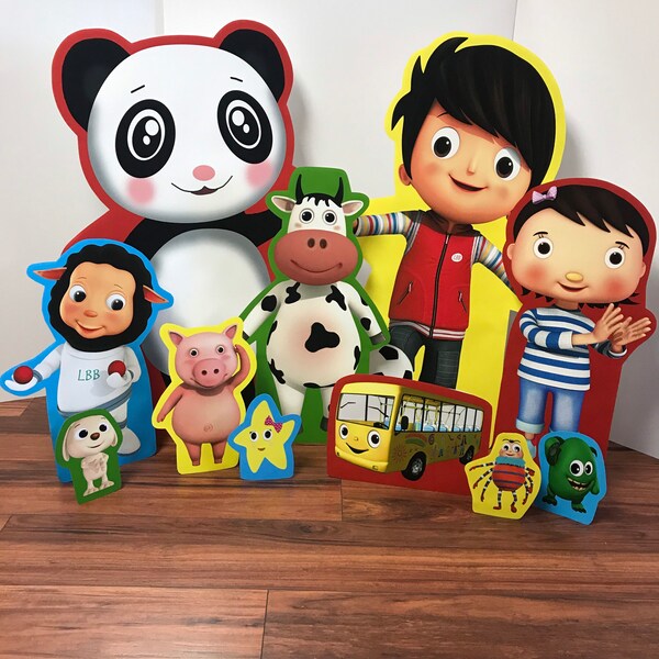 Stand-Up Little Baby Bum Centerpieces Cumpleaños, Pequeñas decoraciones de cumpleaños de bebé vagabundo, fiesta de cumpleaños de Little Baby Bum