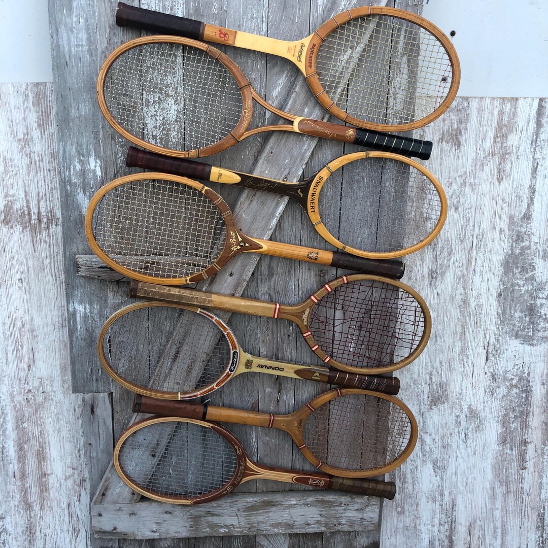 All Wood Racket Wood Tennis Rackets Donnay Wimbledon Bocock Stroud Co Arthur B Bentley ...