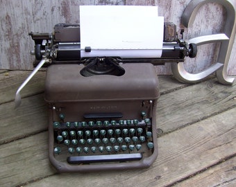 Remington Rand Model Seventeen Portable Vintage Typewriter - Etsy