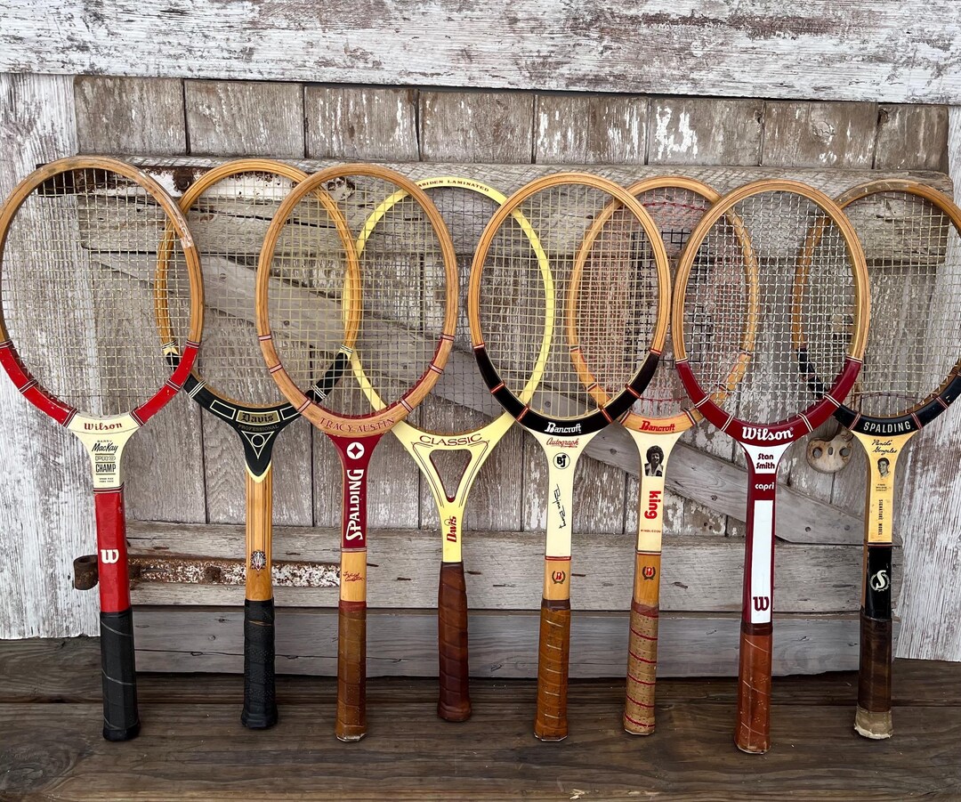Wilson Borg Racket Wood Tennis Racquet Wilson Billie Jean King Bancroft Bjorn Borg Pancho ...