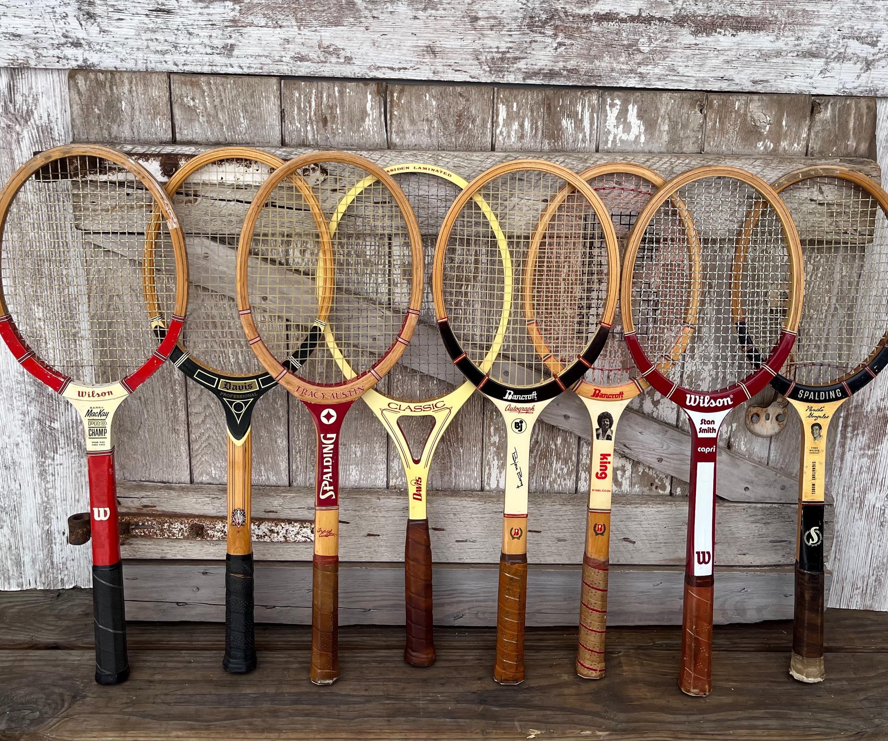 Wood Tennis Racquet Wilson Billie Jean King Bancroft Bjorn Borg
