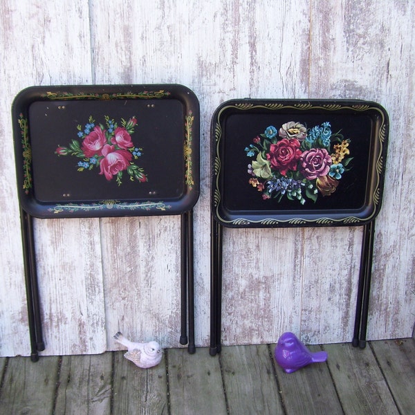 Metal Tray Set Etsy