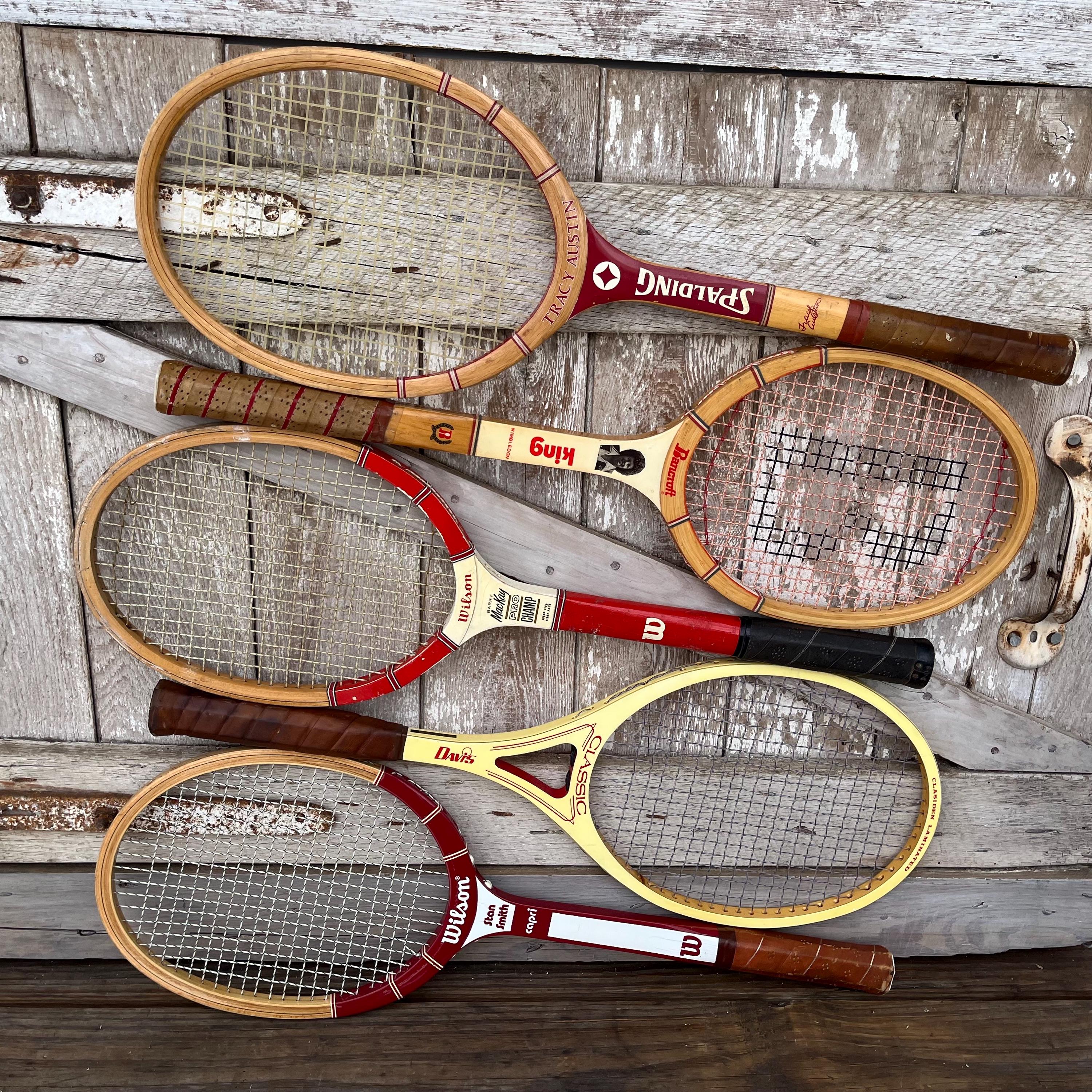 Wilson Borg Racket Wood Tennis Racquet Wilson Billie Jean King Bancroft Bjorn Borg Pancho ...
