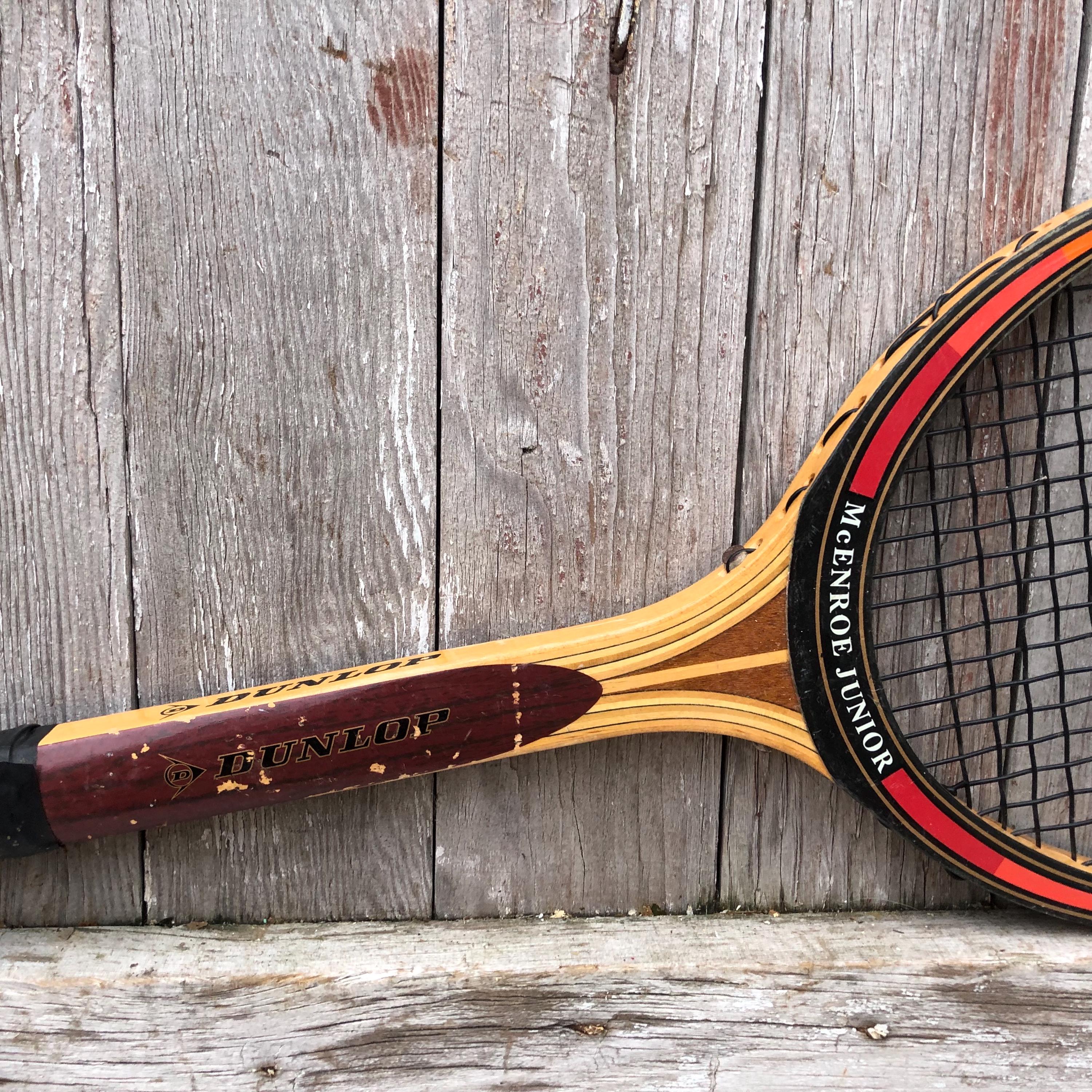 Wilson Borg Racket Wood Tennis Racket Wilson Jack Kramer Bancroft Bjorn Borg John Mcenroe ...