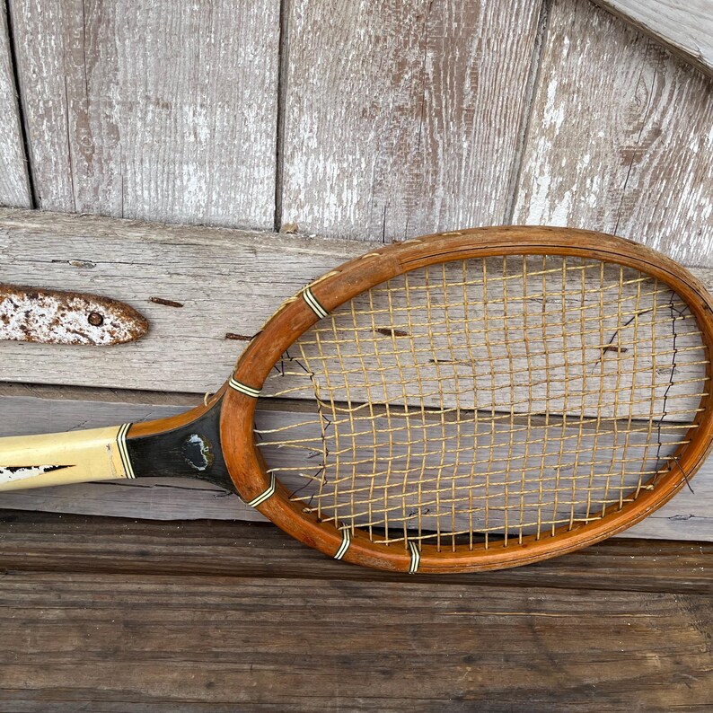 All Wood Racket Wood Tennis Racquets Spalding La Vitess Mcclurg Bancroft Davis Columbia ...