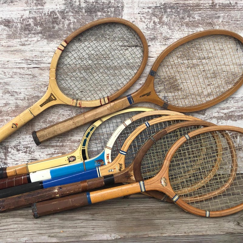 Wood Racket Tenis Wooden Tennis Racket - Etsy