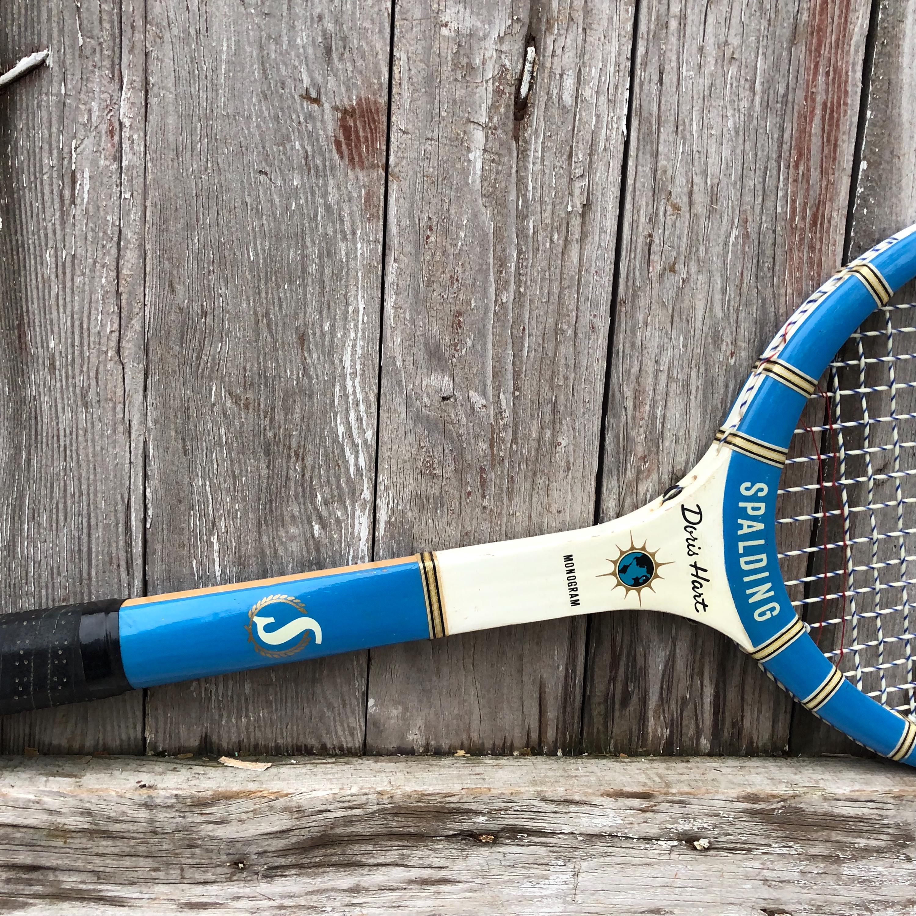 Raquette Vintage Wilson Billie Jean King PRO – Bois, Fabriquée Aux USA, Taille De Grip 4 1/2
