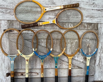 Wood Tennis Racquet Wilson Chris Evert Maureen Connolly Billie Jean King Margaret Court Wooden Racket 10
