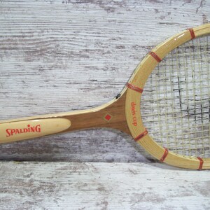 Raquette De Tennis Spalding Davis Cup - Fabriquée En Belgique - Vintage