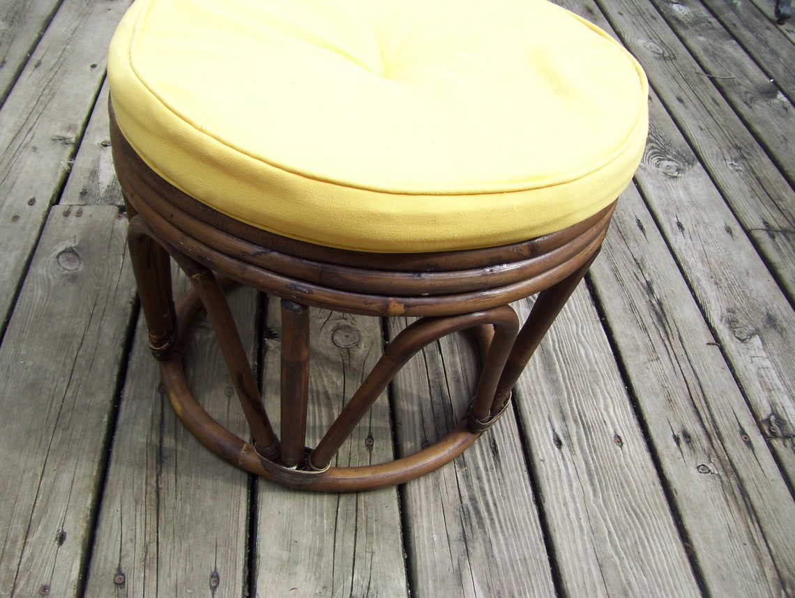 pier one wicker footstool
