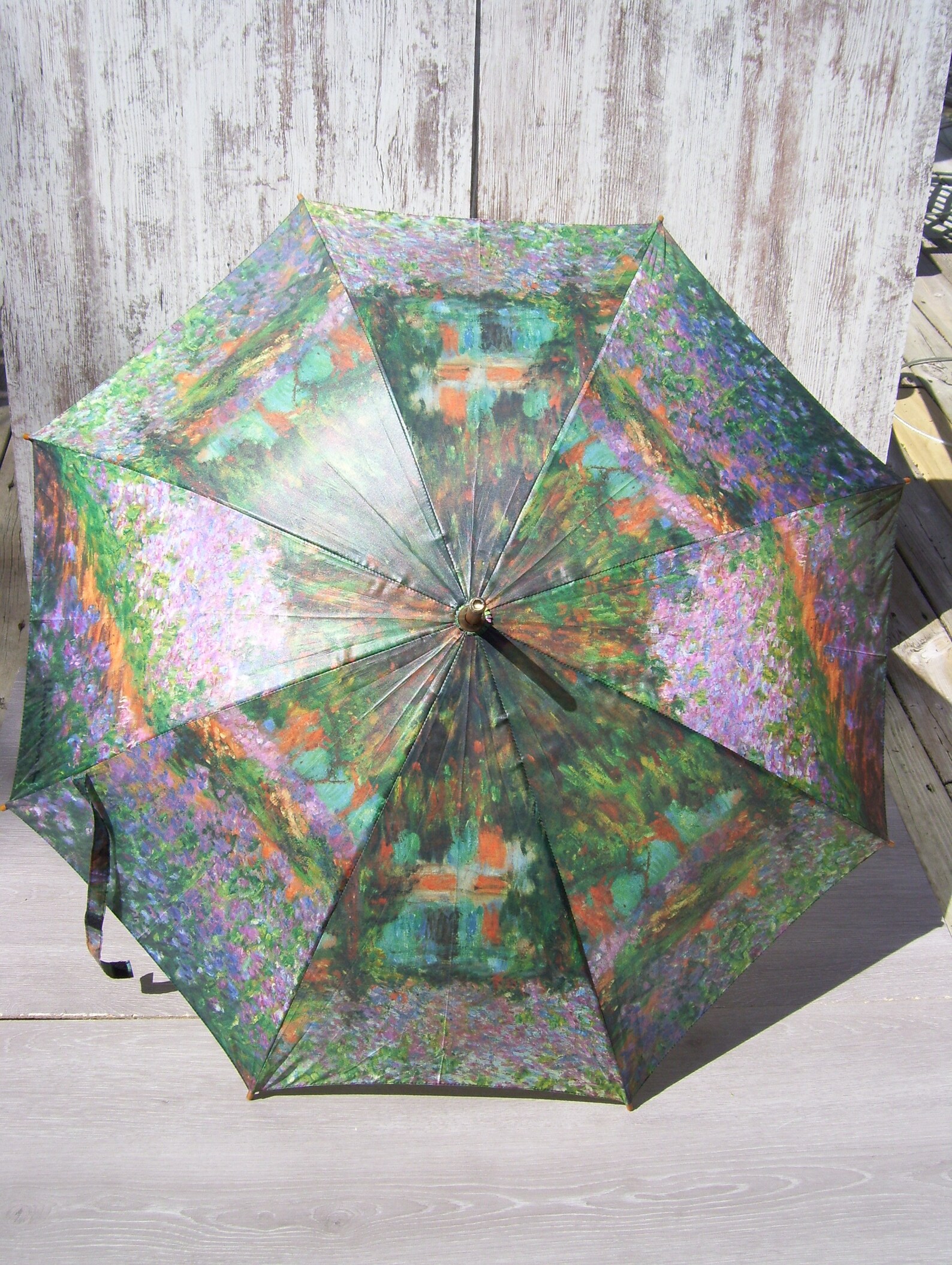 Claude Wooden Handle Umbrella French Garden Art Made by Etsy