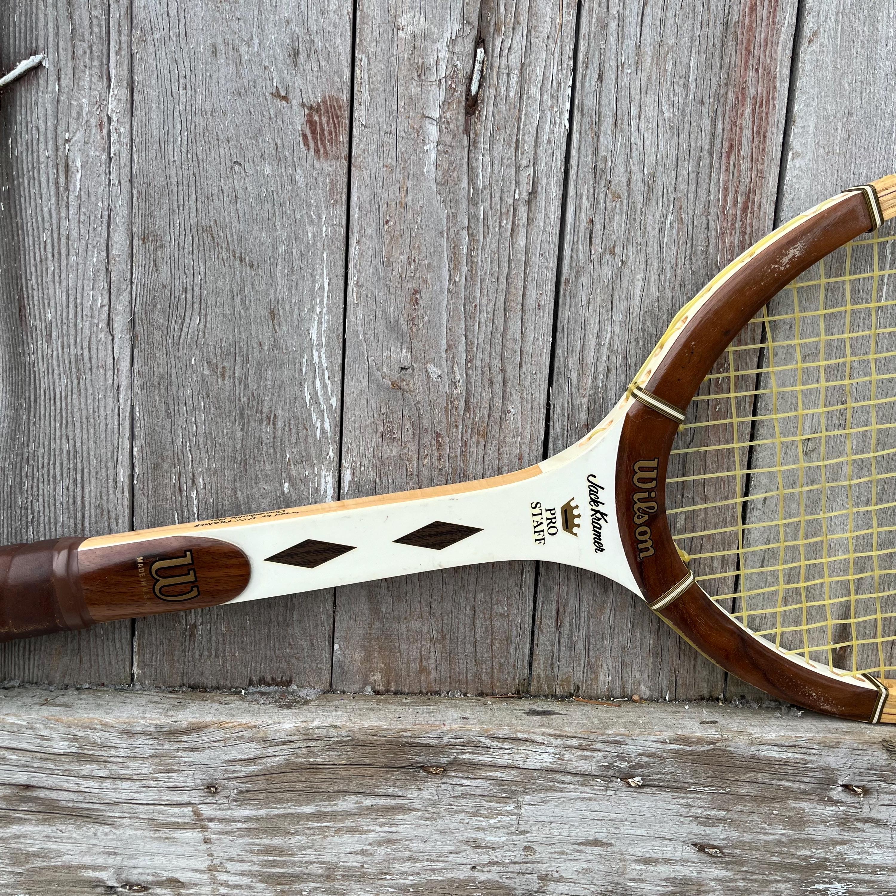 Jim Kramer Tennis Racket Wood Tennis Racquet Wilson Jack Kramer Autograph Spalding Pancho ...