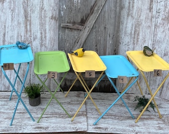 RESERVED Max Strekenbach Wood Stand up Folding Table Toppers