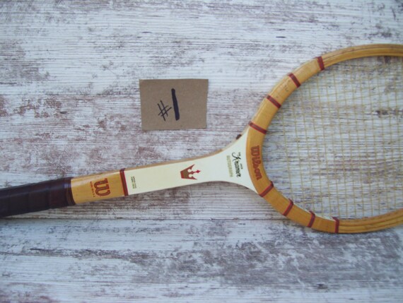 Wood Tennis Rackets Wilson Jack Kramer Autograph Mens Tennis