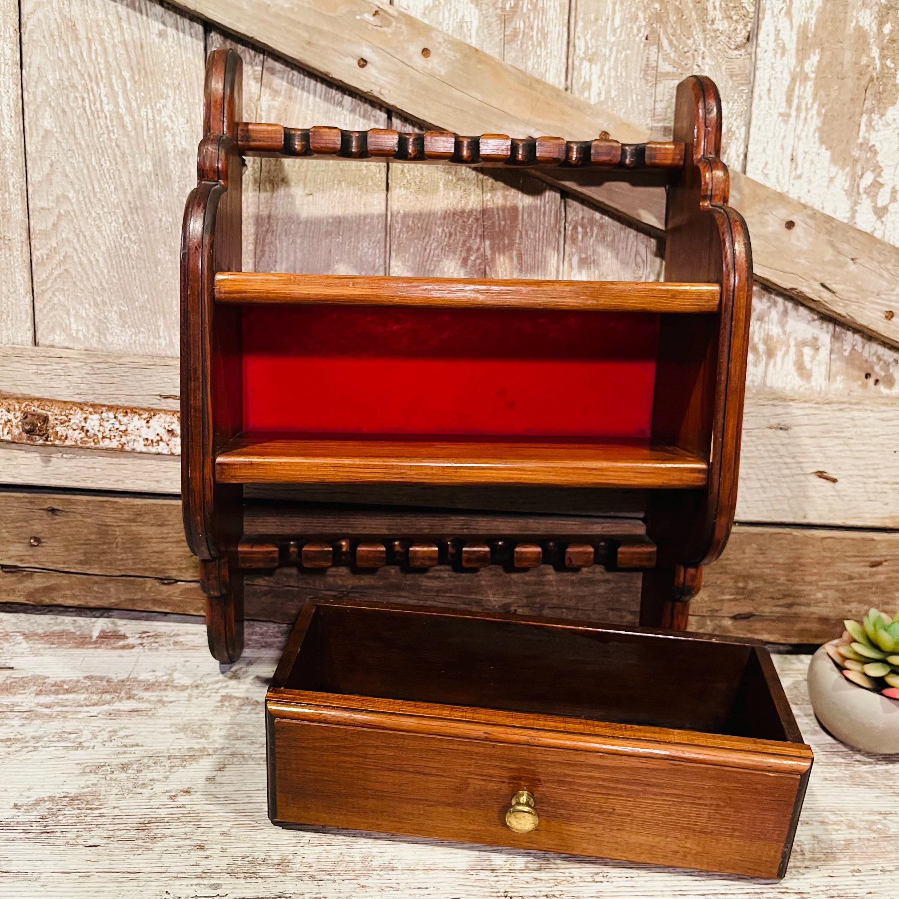 Decatur Industries Pipe Rack 24 Smoking Pipe Wood Display Decatur Industries OR 14 Pipes Rack ...