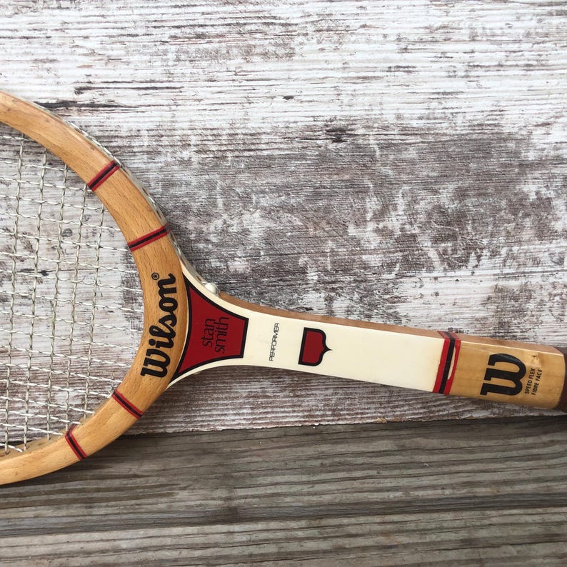 Witwics Racket Wood Tennis Rackets Wilson Jimmy Connors Snauwaert Vitas Gerulaitis ...