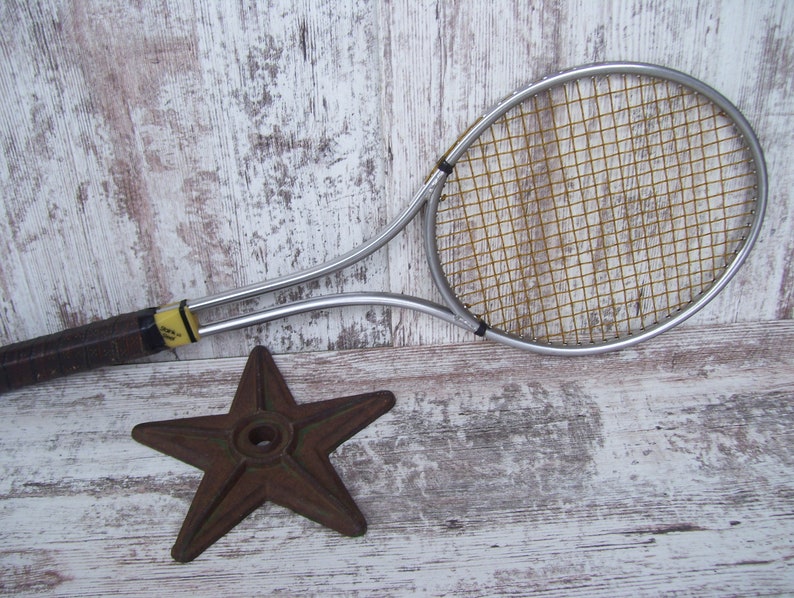 Wilson Steel Tennis Racquets Silver Rackets Metal Tennis Etsy