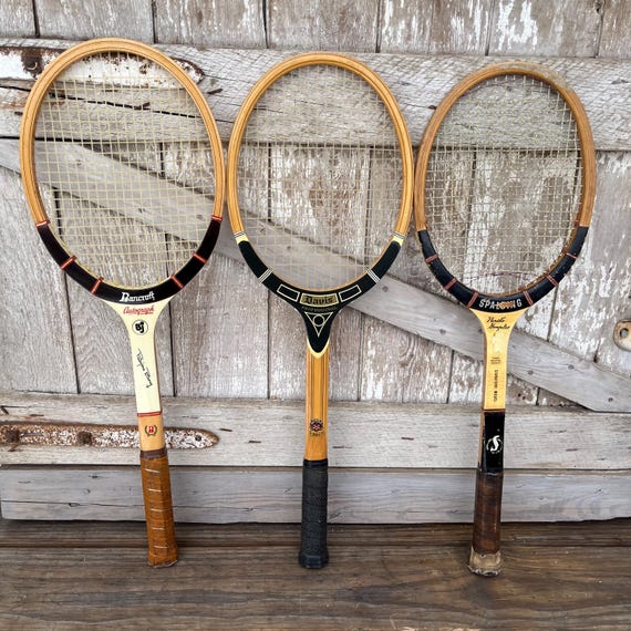 Wood Tennis Racquet Wilson Billie Jean King Bancroft Bjorn Borg