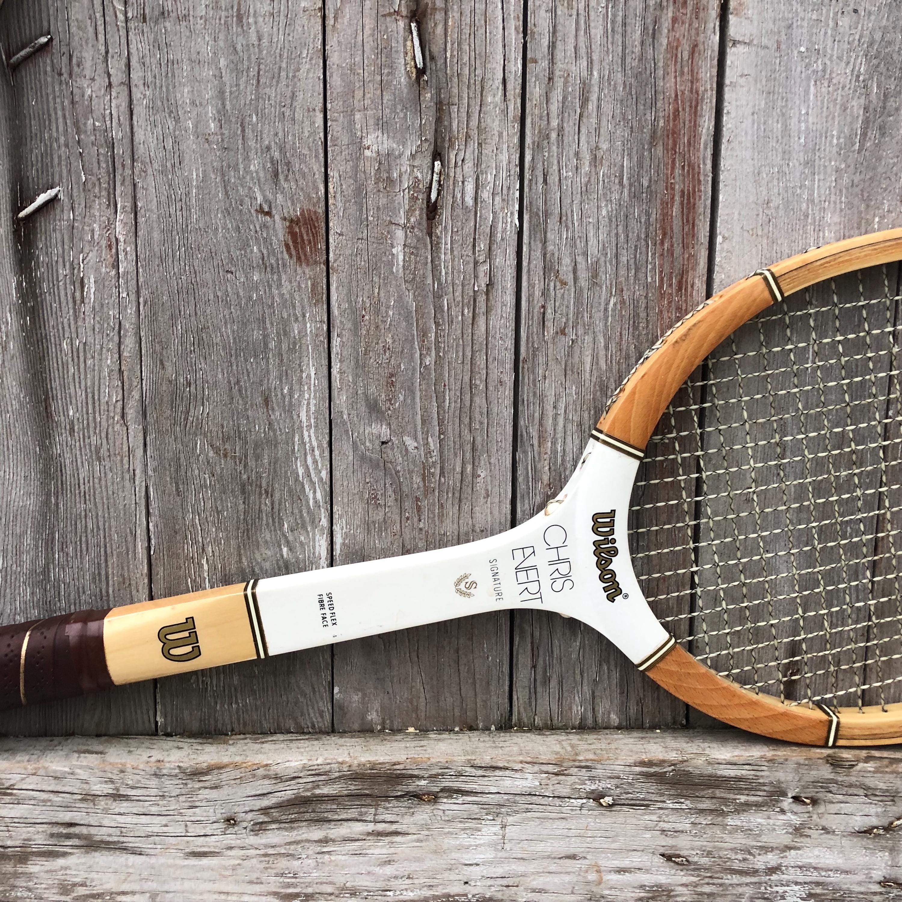 Wilson Wood Racket Wood Tennis Rackets Wilson Chris Evert Doris Hart Maureen Connolly ...