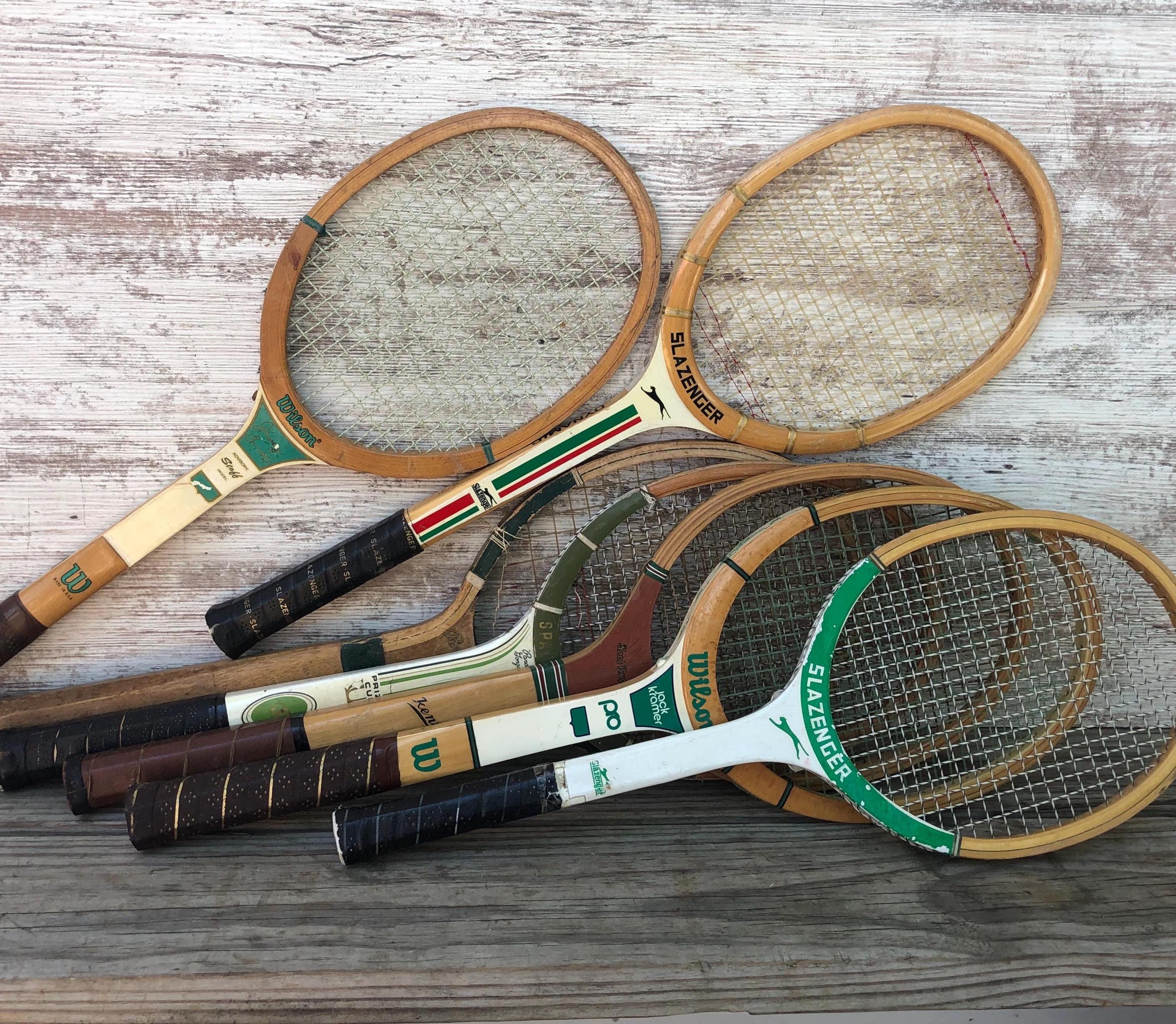 Vintage Wilson Tennis Racket - Etsy