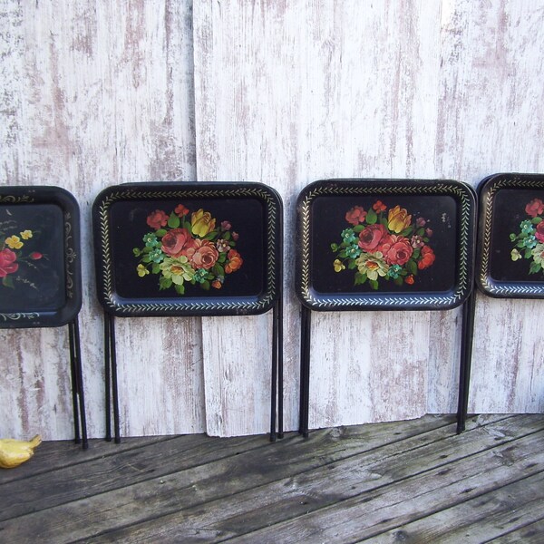 Floral Tv Trays Etsy
