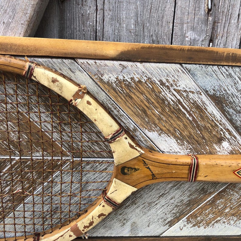 Wooden Short Racket Wood Tennis Rackets Wilson Jack Kramer OR Ellsworth Vines Wimbledon ...