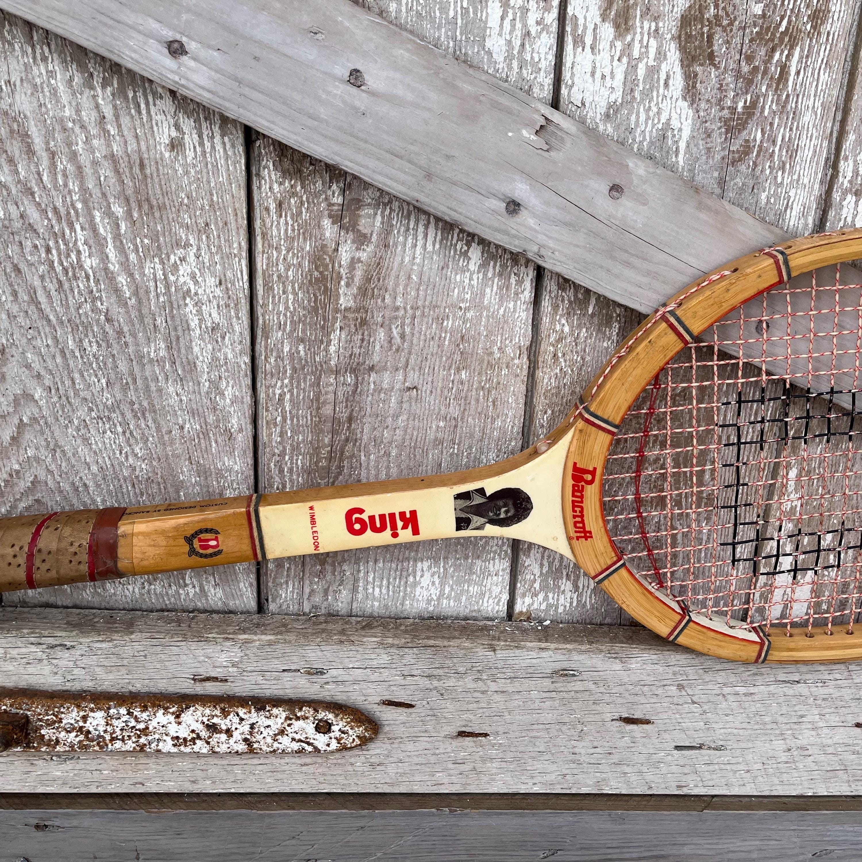 Wilson Borg Racket Wood Tennis Racquet Wilson Billie Jean King Bancroft Bjorn Borg Pancho ...