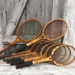 Raquette De Tennis Bois Vintage Wright & Ditson Davis Cup – Avec Presse