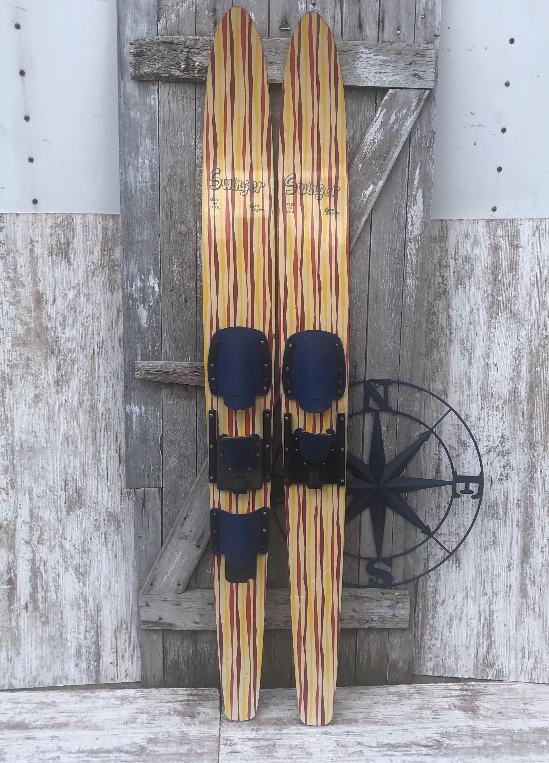 2 Wood Water Skis Swinger Lake Region Wooden Ski 67