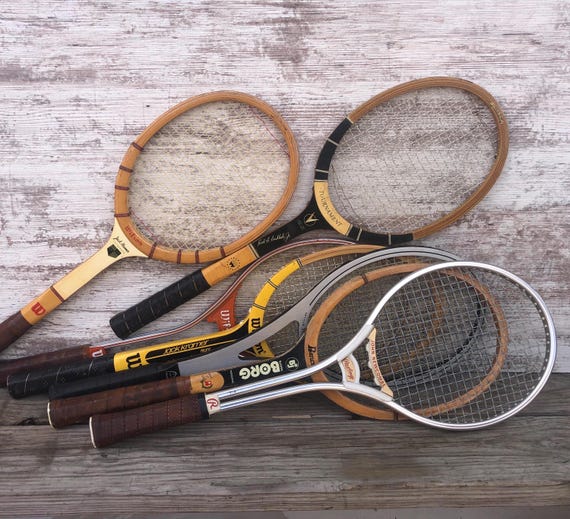 Raquette de tennis vintage Bancroft enregistrée super