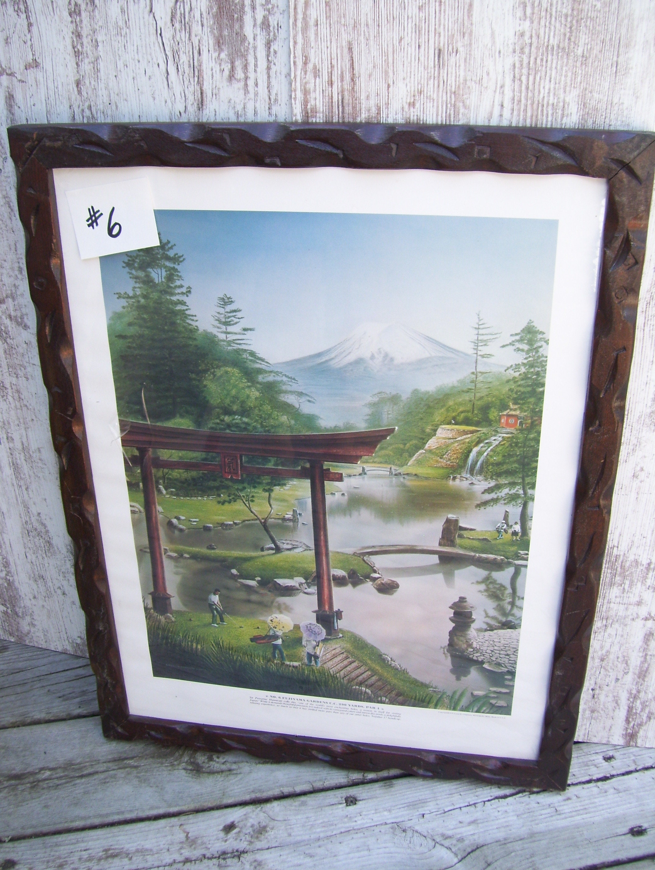 Loyal H. Chapman Infamous Golf Holes Fujiyama Gardens Golf Print