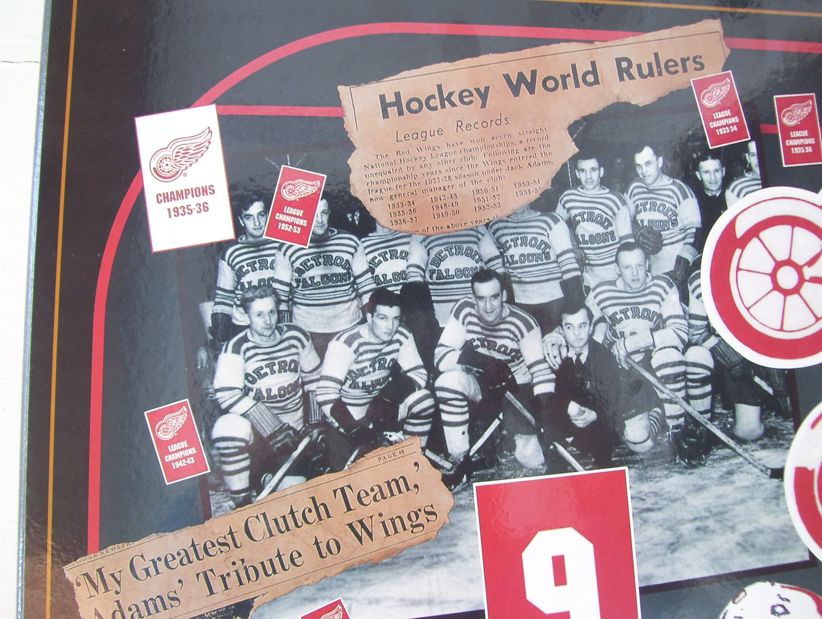 Detroit Red Wings Hockey Poster 31