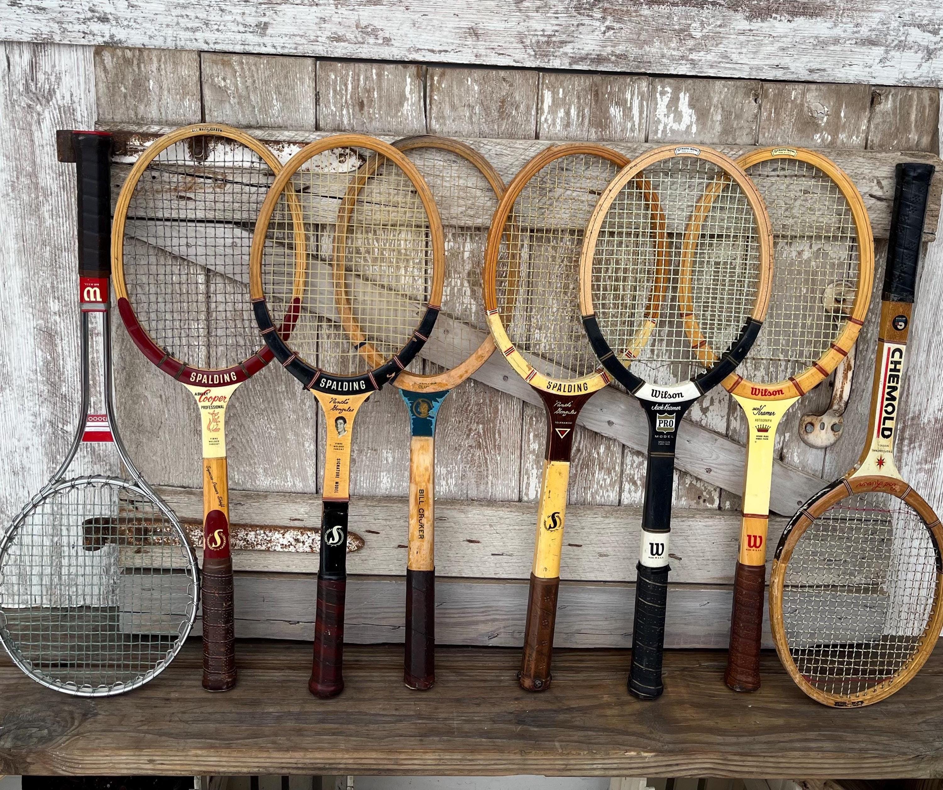 RAQUETTE DE TENNIS EN BOIS VINTAGE WILSON « JACK KRAMER