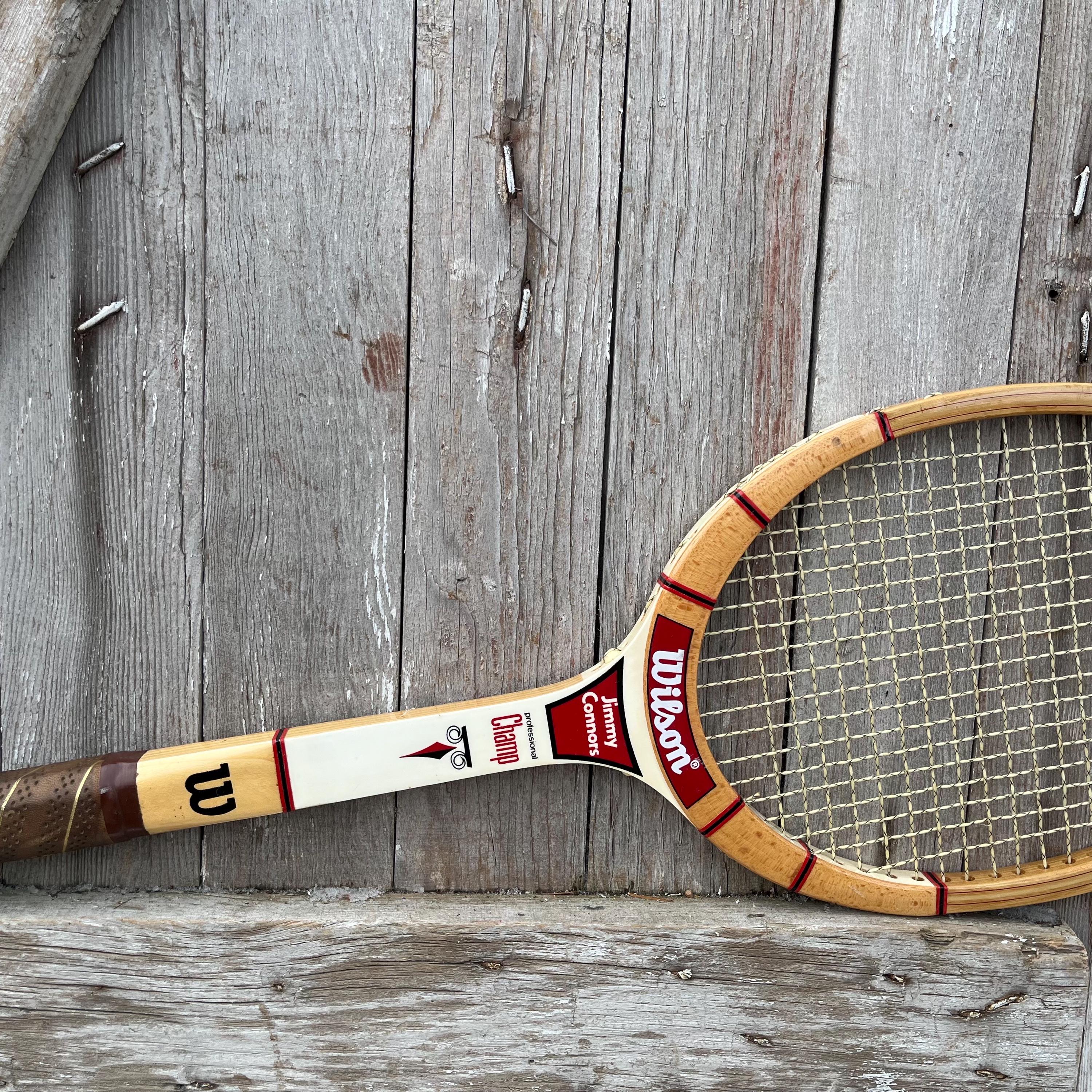 Raquette de tennis Wilson Jimmy Connors vintage : Raquette