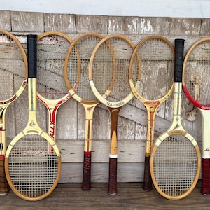 Wood Tennis Racket Slazenger Fleetwing Royal Crown Fred Perry Rally Challenge No 1 Wooden Racquets 51