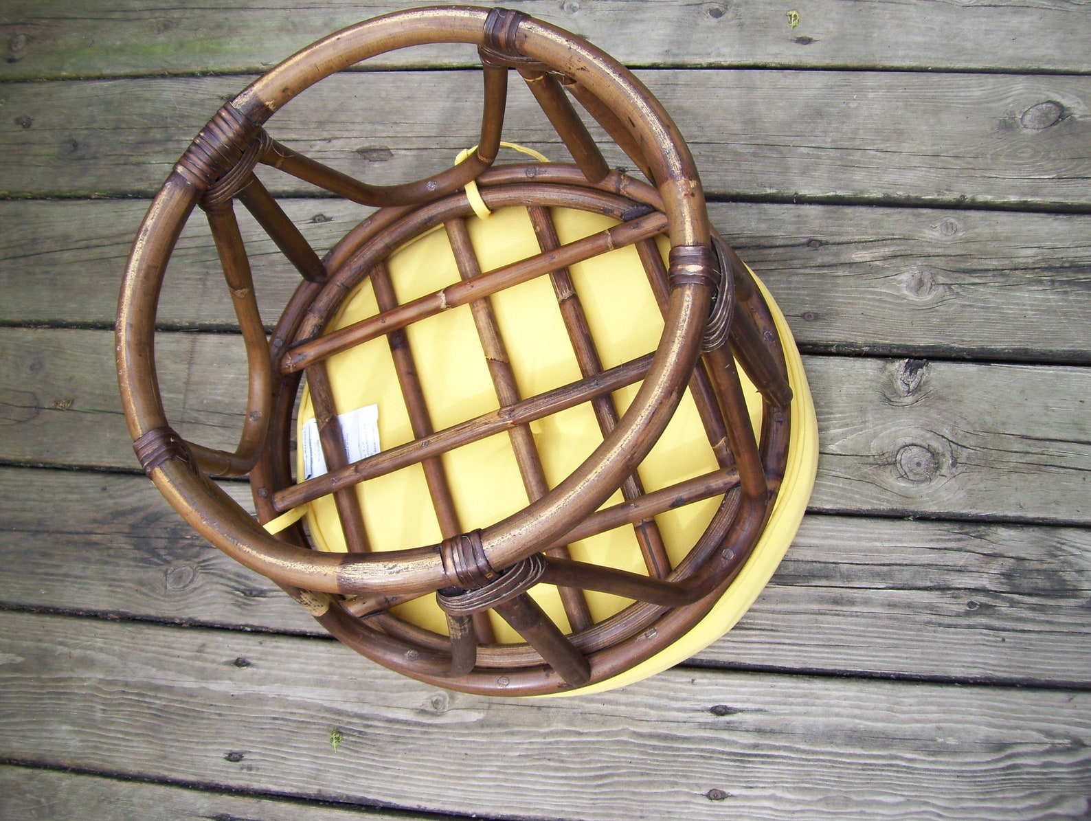 pier one wicker footstool