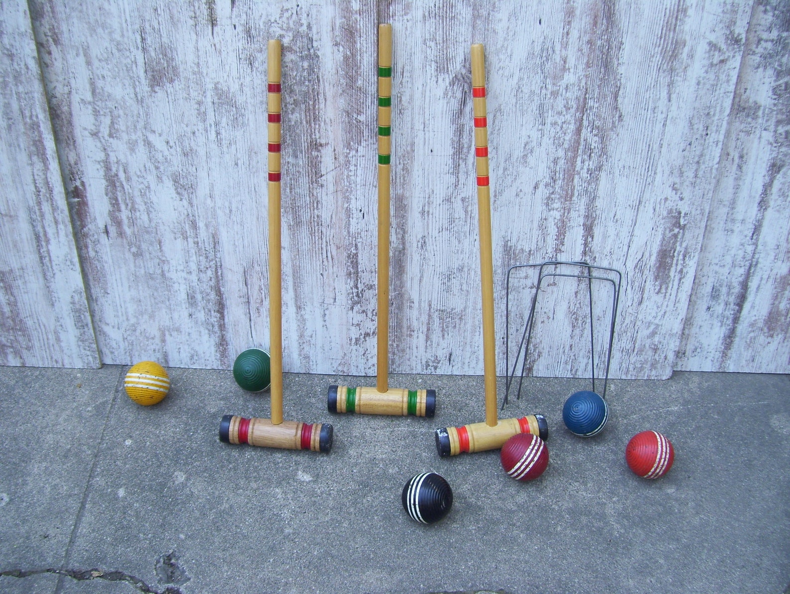 9 Croquet Wickets Heavy Gauge Metal Rectangle Shape Etsy