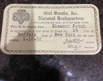 Nigeria Scout Id Card