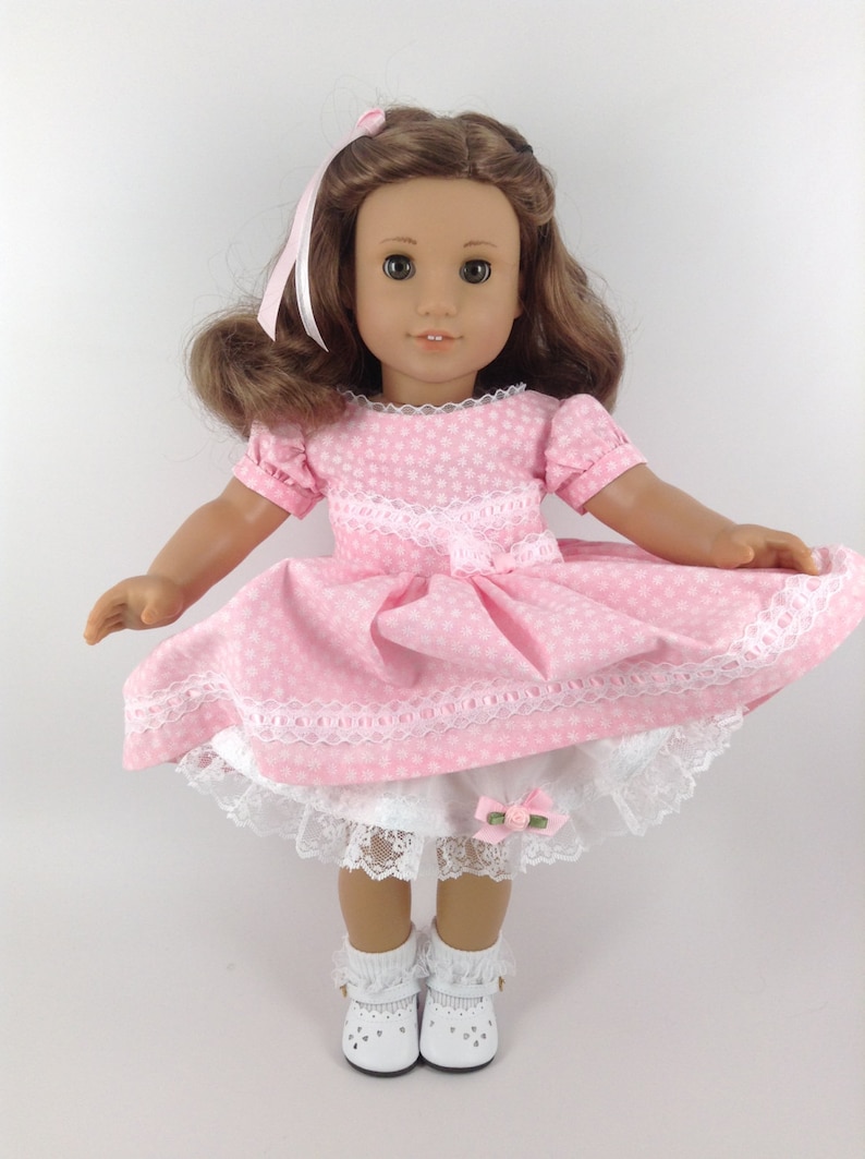 American Girl 18inch Doll Clothes Fifties Pink/White Flair Etsy